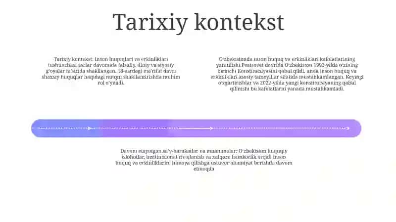 O'Zbekistonda Inson Huquqlari Va Erkinliklari Kafolatining Yaratilishi 3