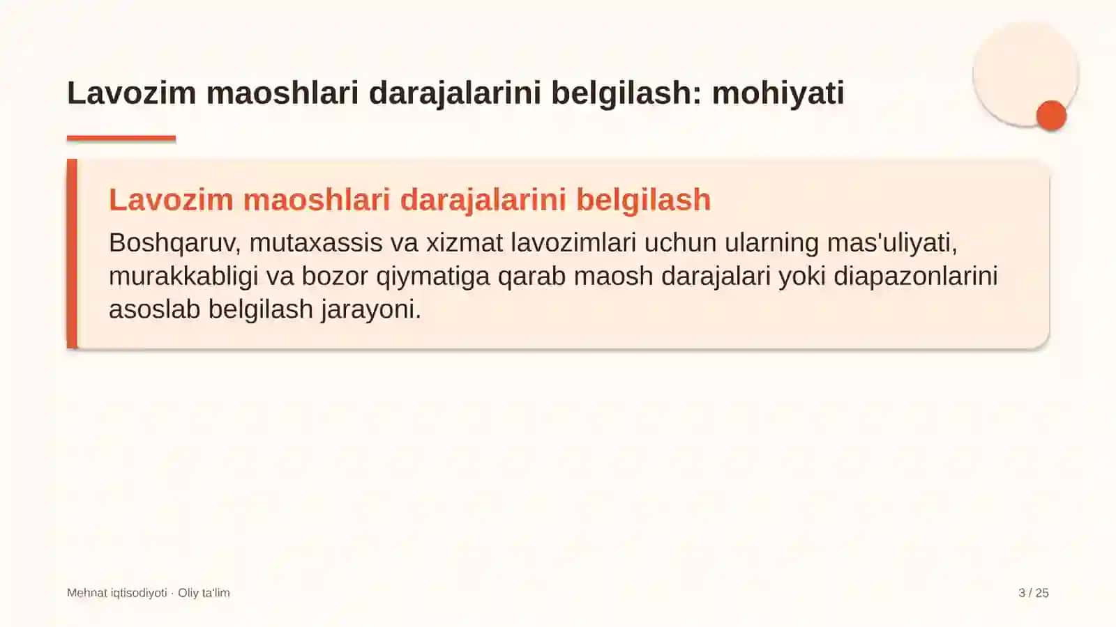 geodeziya va kartografiyada lavozim maoshlari darajalarini belgilash 4048 3