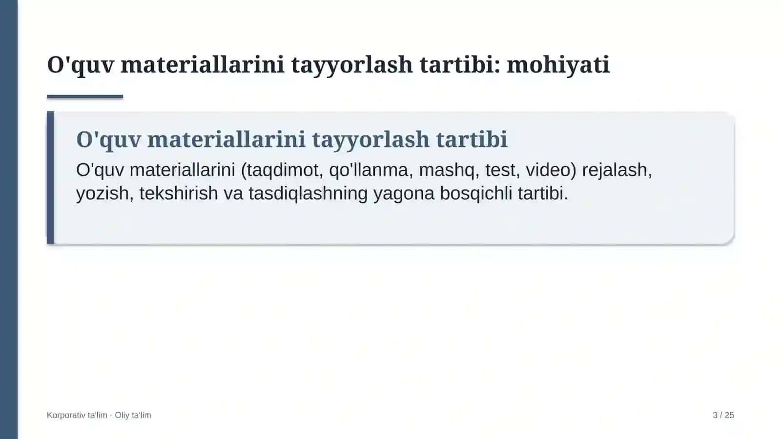 Avtomaktablarda o'quv materiallarini tayyorlash tartibi 3