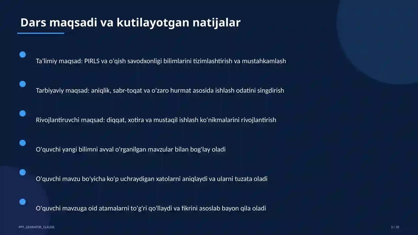 PIRLS va o'qish savodxonligi 3