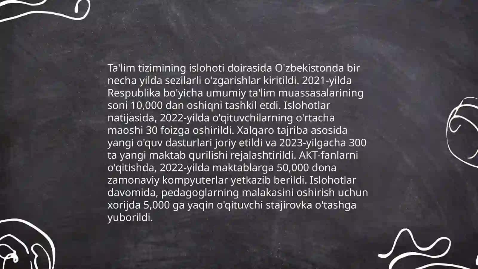 Talim O'zbekiston Respublikasi rivojlanishining ustuvor yo'nalishi sifatida 3