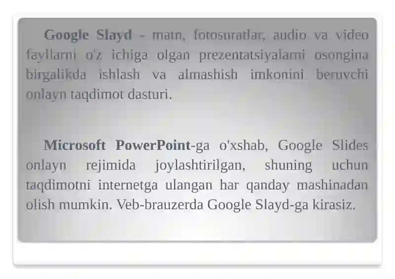 Google Slayd 3