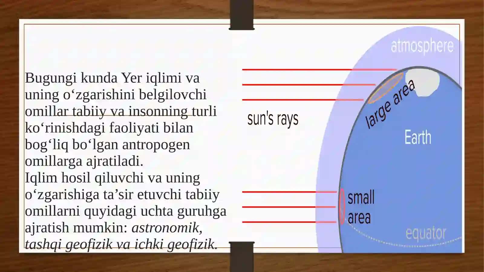 Iqlimhosil qiluvchi omillar va jarayonlar 3