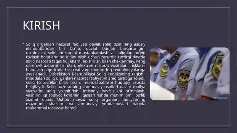Soliq organlarini zaxira faoliyatini tashkil qilishning shakllari va zamonaviy usullari 3
