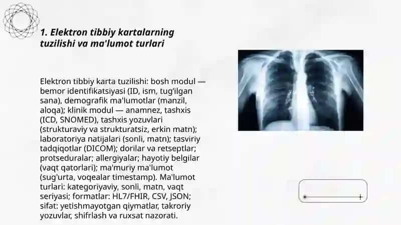 Elektron tibbiy kartalarda ma´lumotlarni tahlil qilish 3