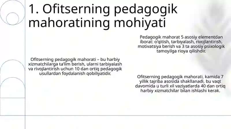Ofitserning pedagogik mahorati-uning psixologik -pedagogik tafakkuri 3