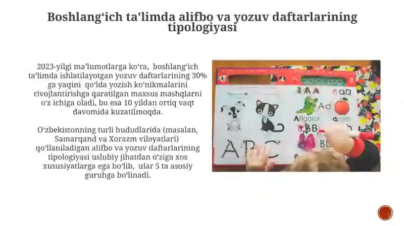 "Alifbe va Yozuv Daftari" 3