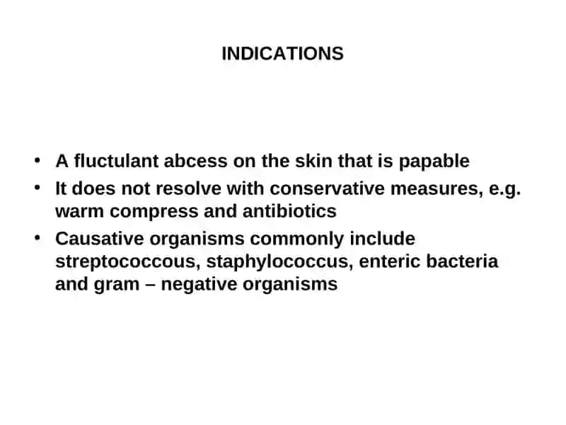 ABSCESS INCISION AND DRAINAGE 3