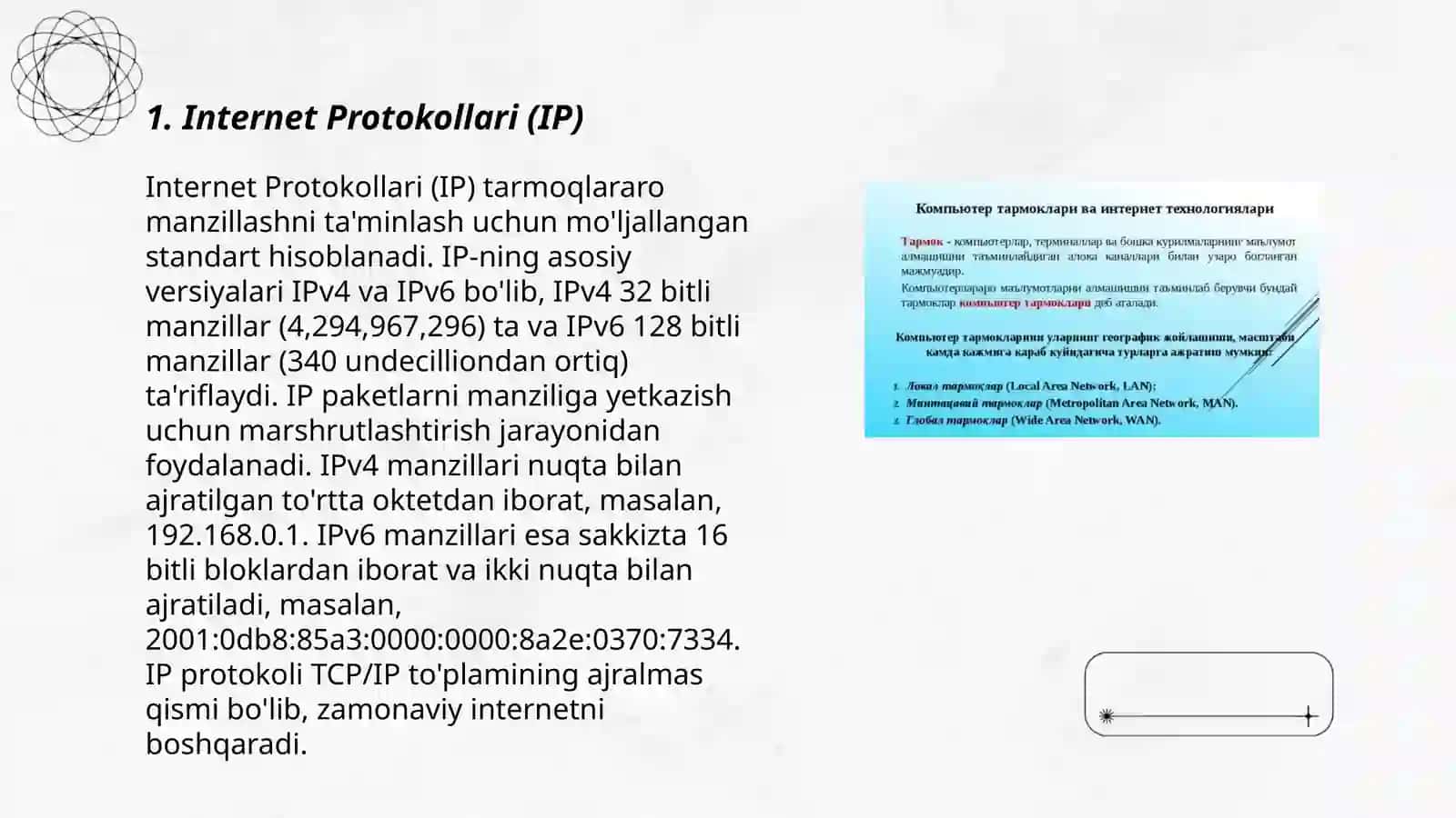 Internet Protokollari (IP) 3