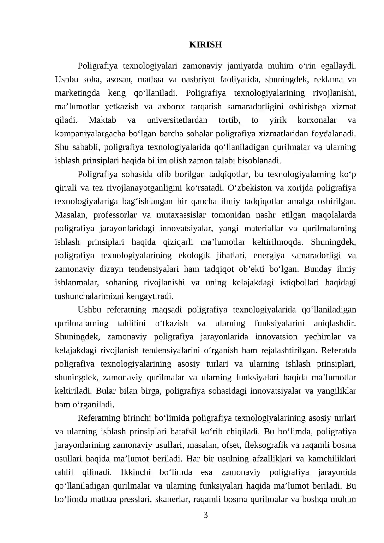 Poligrafiya texnologiyalarida qo‘llaniladigan qurilmalar 3