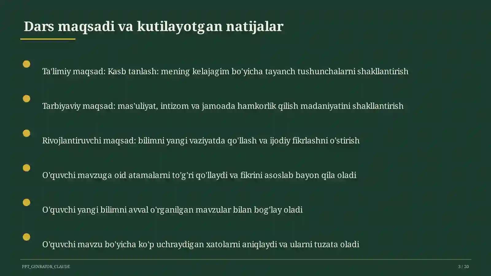 Sinf soati va tarbiyaviy tadbirlar 3