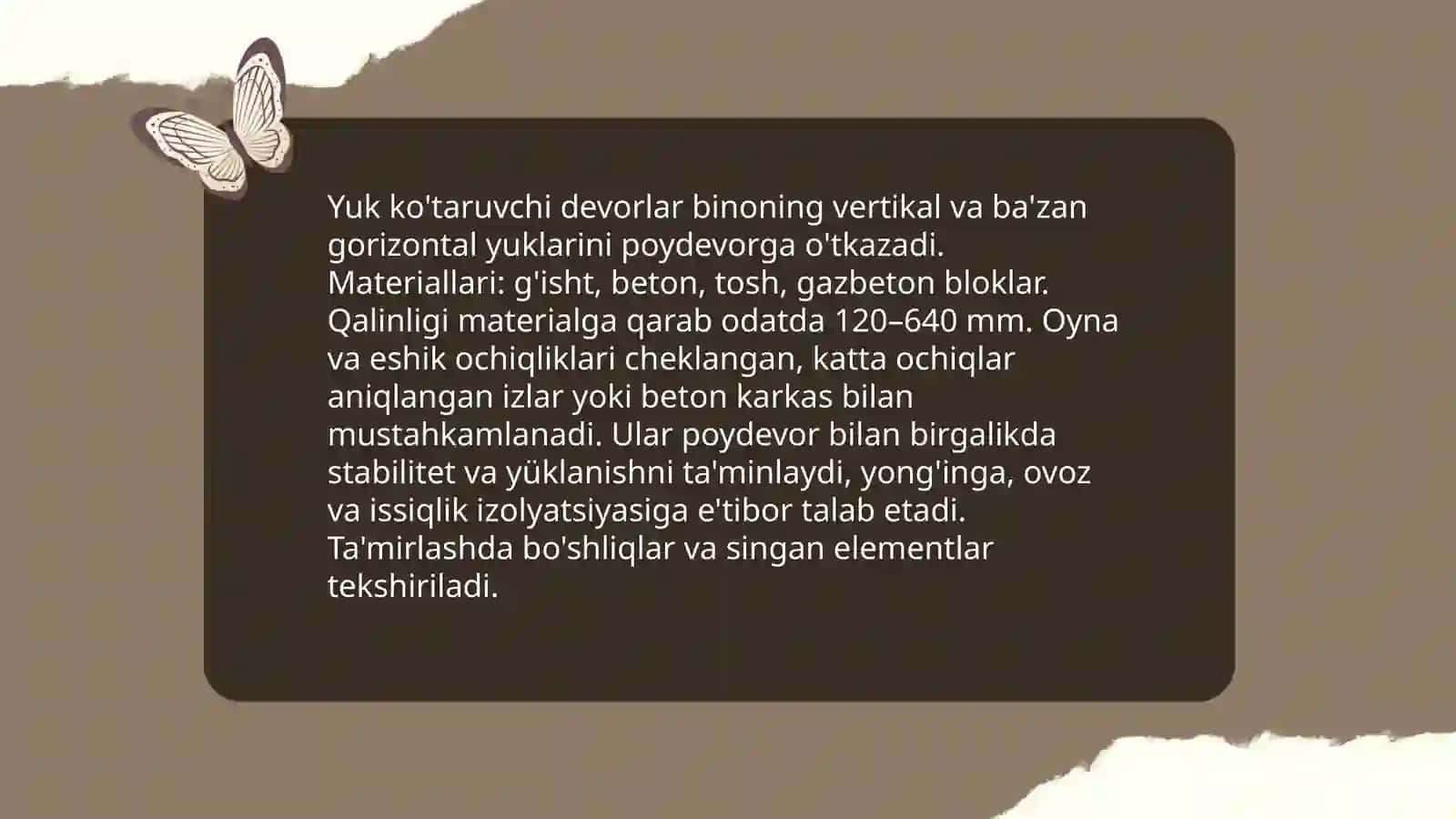 Devor elementlari 3