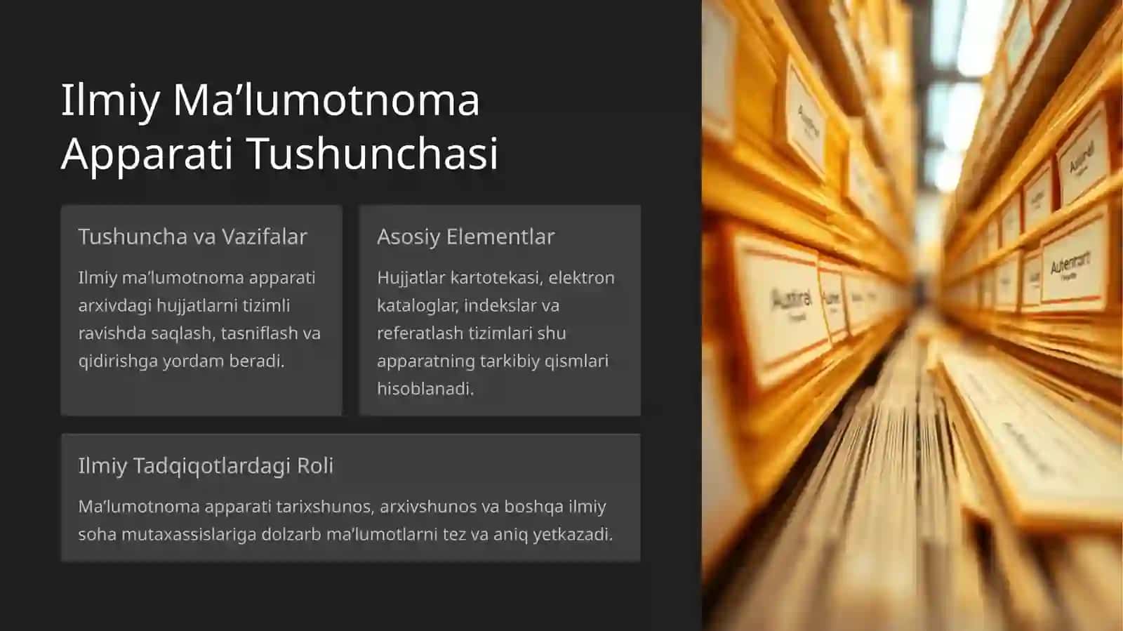 Arxivlarning ilmiy maʼlumotnoma apparati 3