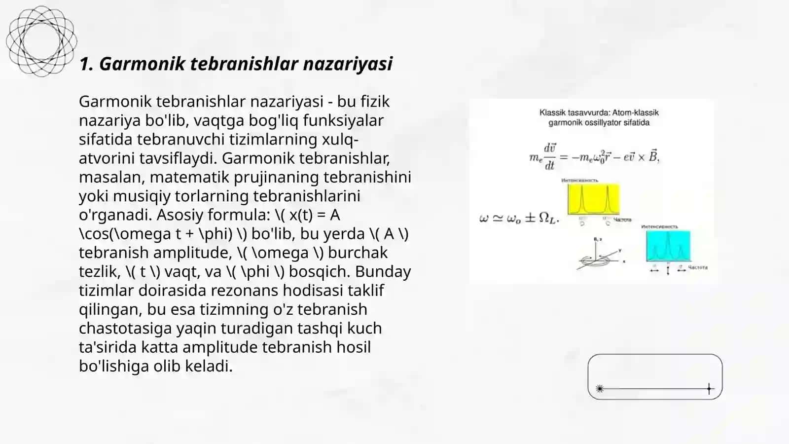 Garmonik ossilyator 3