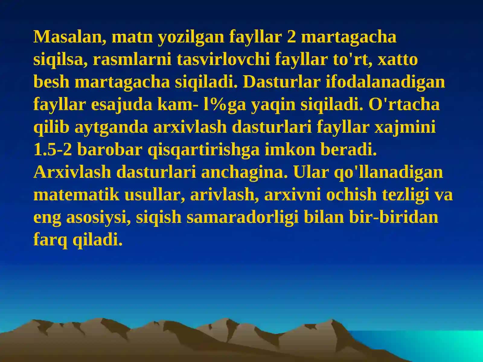 Arxivlashtirish dasturi 3