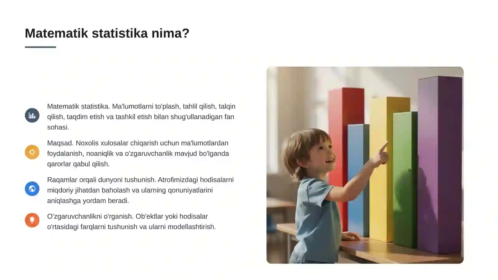 Matematik  statistikaning  asosiy  tushunchalari 3