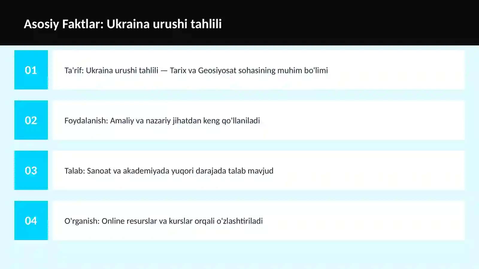 Ukraina urushi tahlili 3
