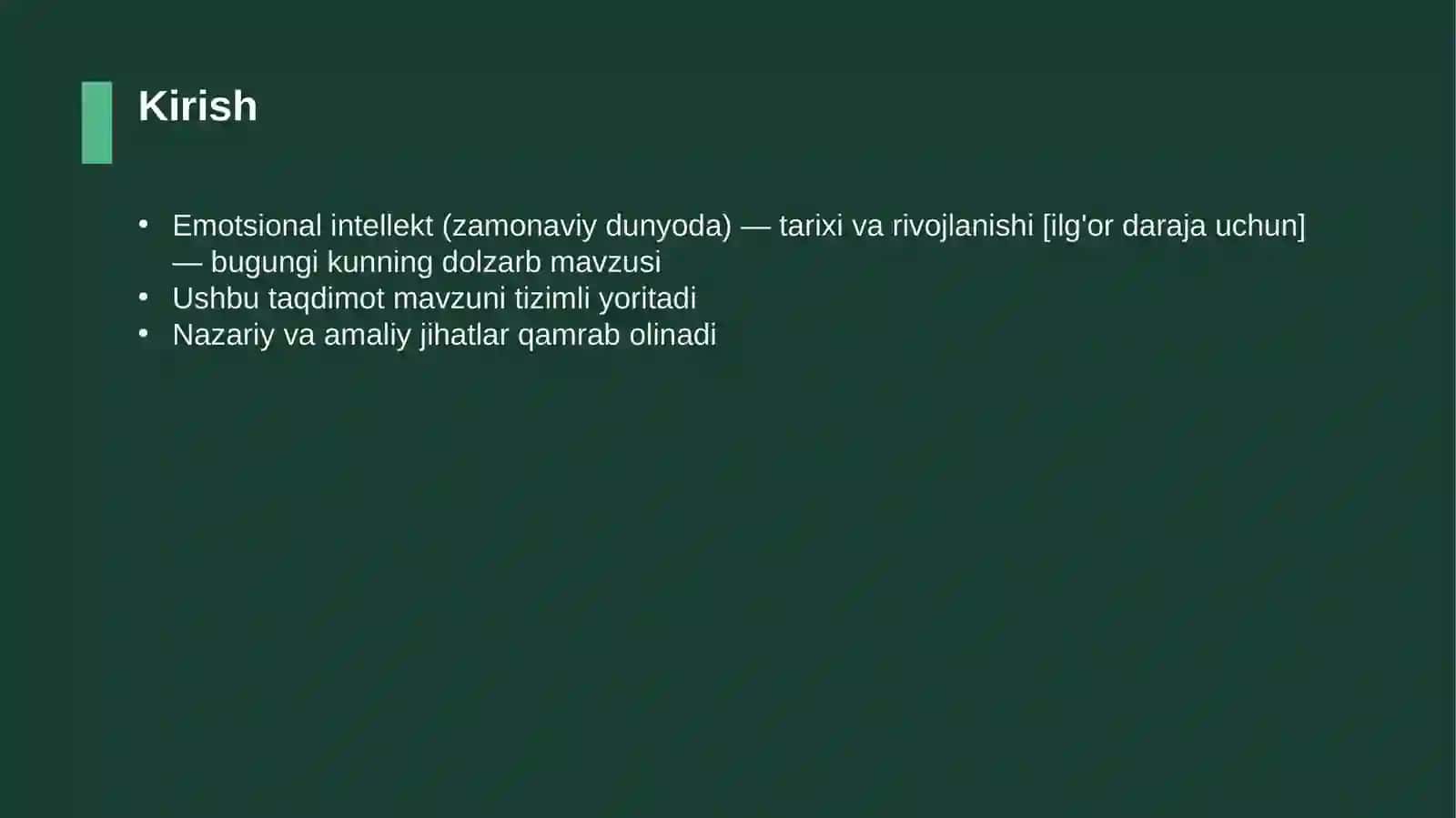 Emotsional intellekt (zamonaviy dunyoda) — tarixi va rivojlanishi [ilg'or daraja uchun] 3