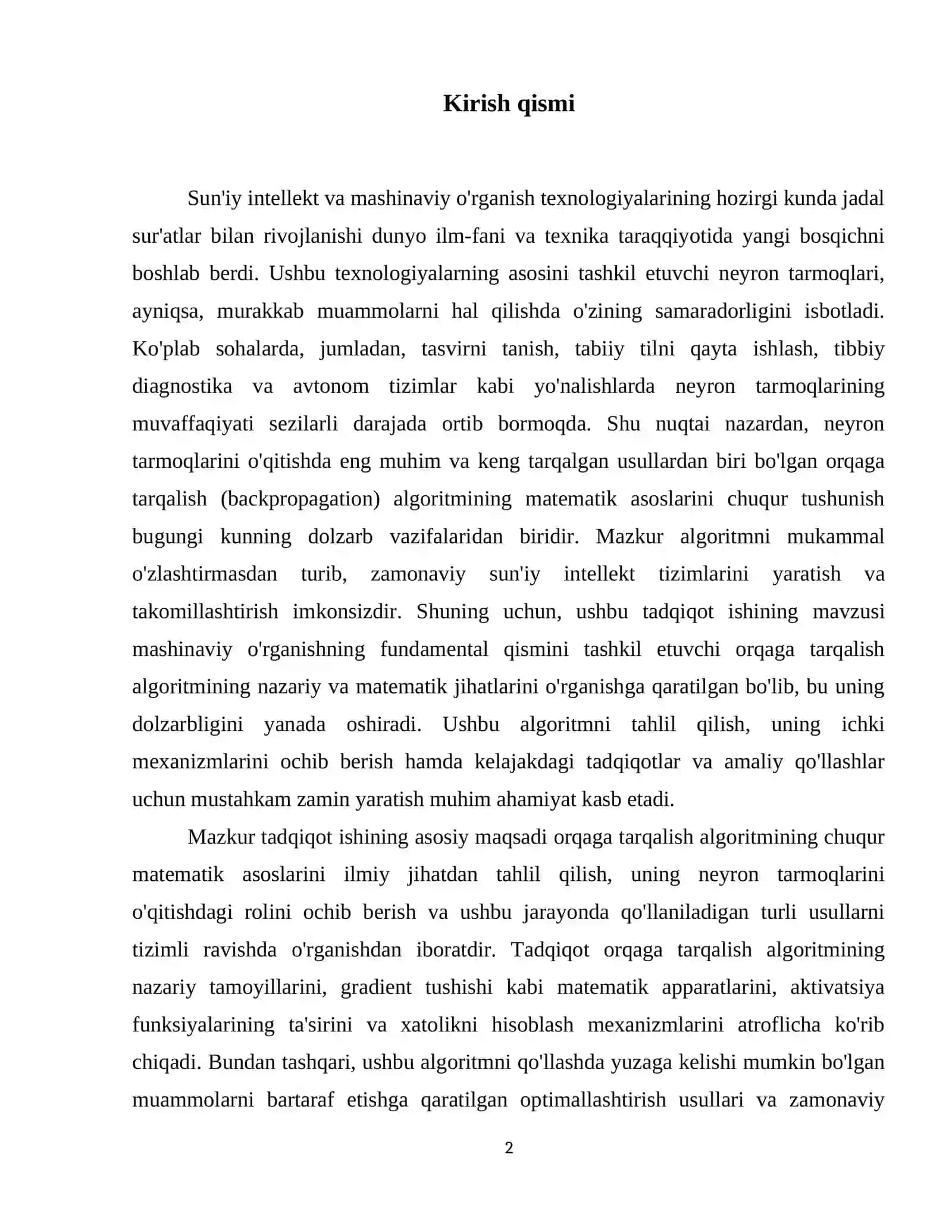 Backpropagation algaritmining matematik asosi 3