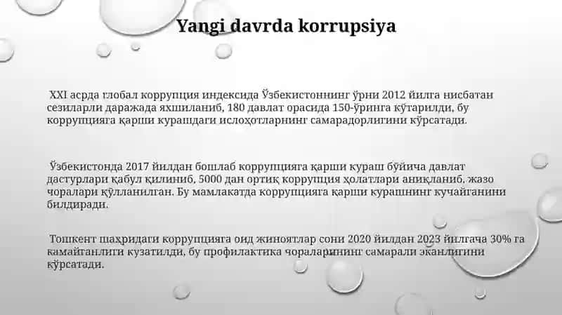 Korrupsiya tushunchasi ma'nosi va tarixi 3