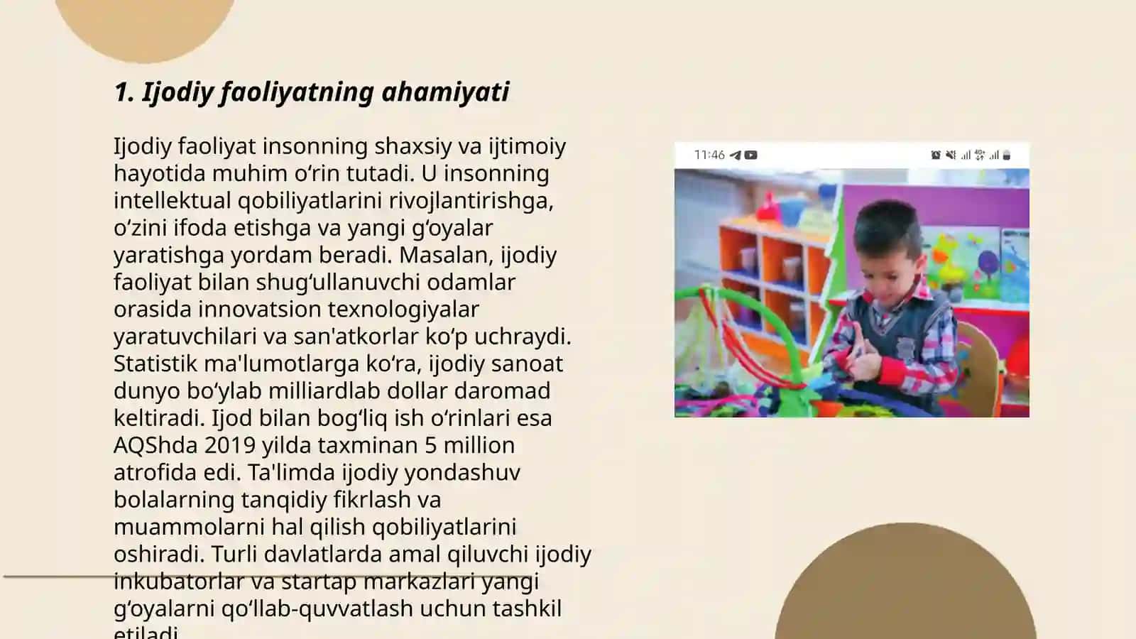 Maktabgacha ta'limda bolalarni ijodiy faoliyatini tashkil qilish texnalogiyasi 3