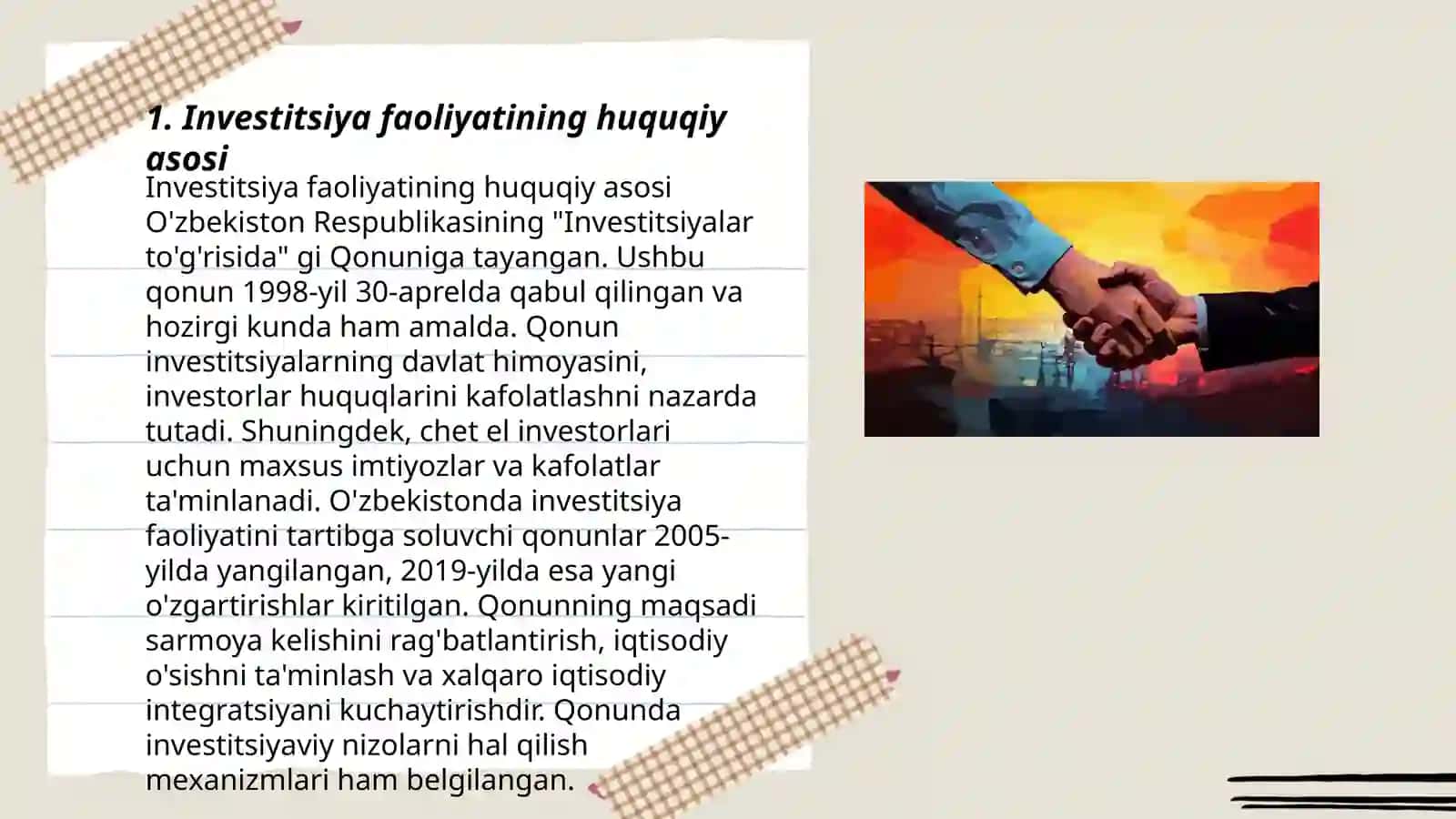 Investitsiya faoliyati va infratuzilmasi 3