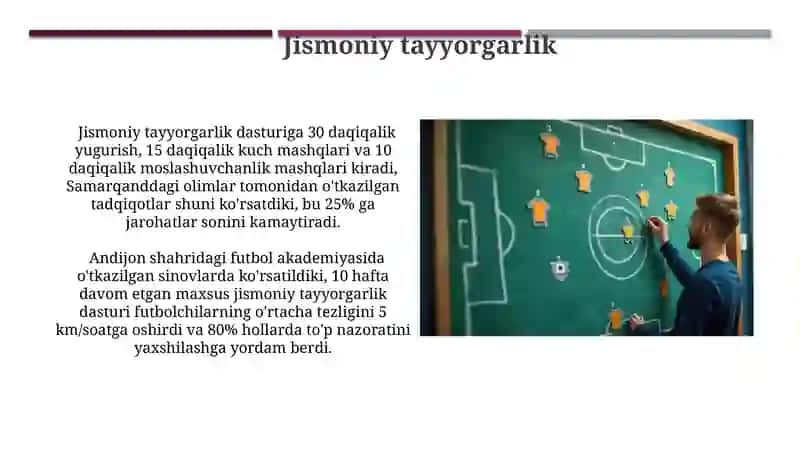 Futbol òyin texnikasiga òrgatish metodikasi 3