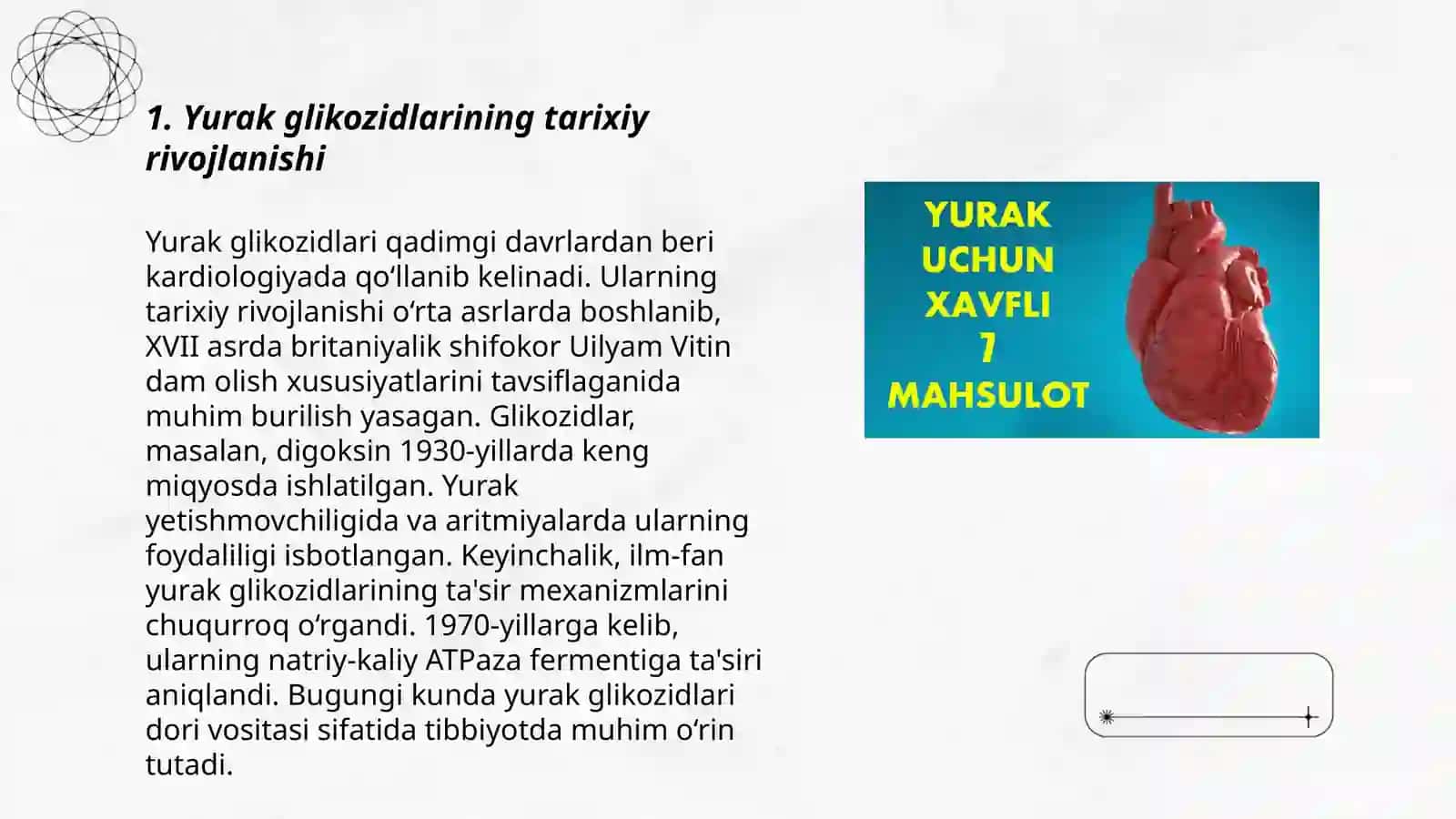 Yurak glikozidlari 3