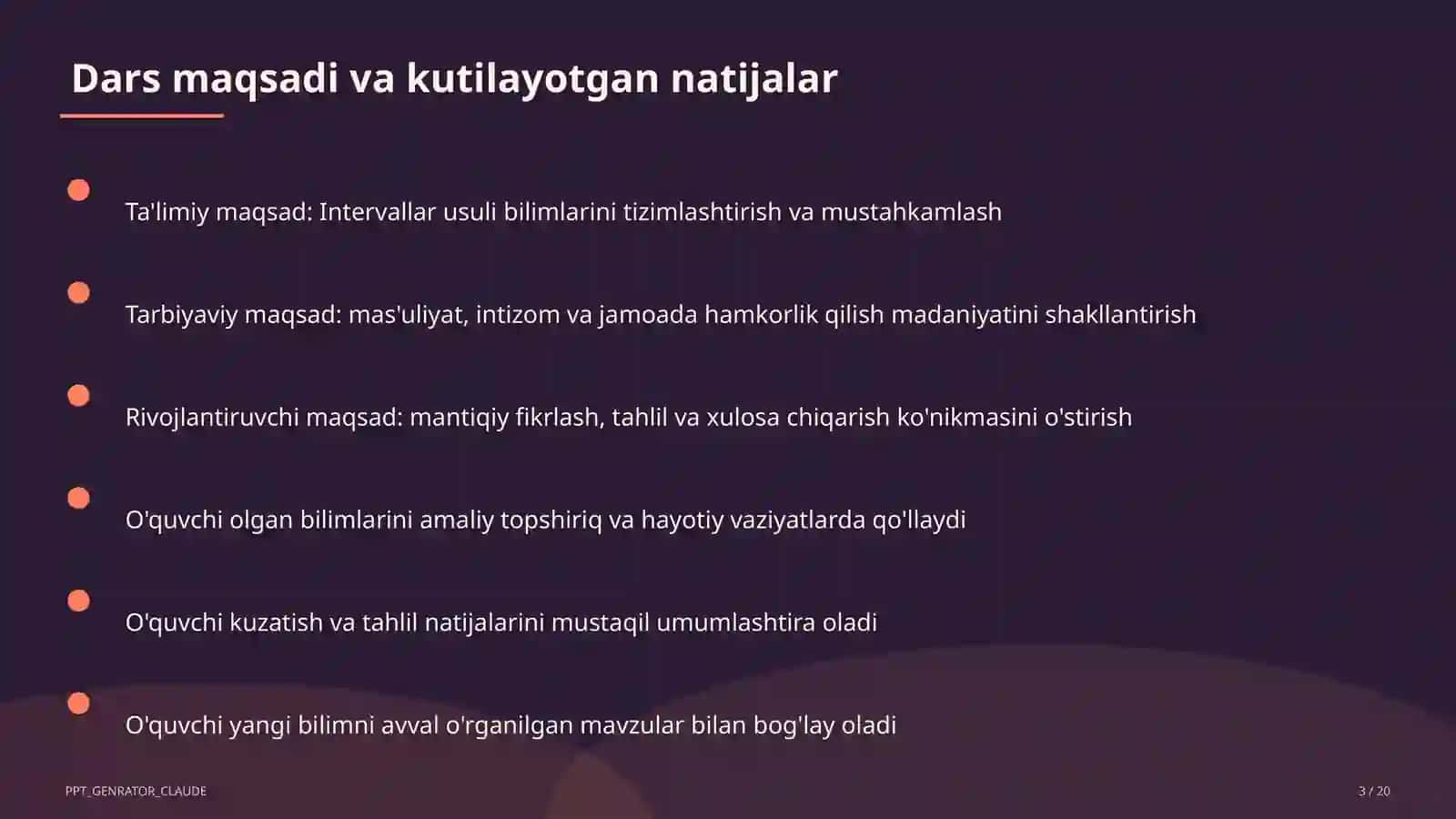 Intervallar usuli (9-sinf) 3
