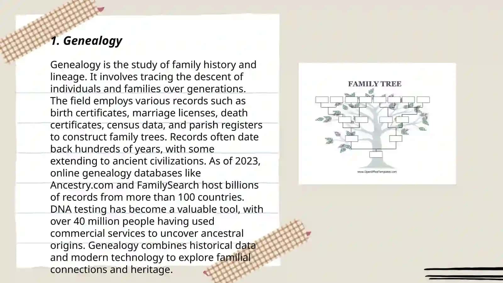 Genealogy 3