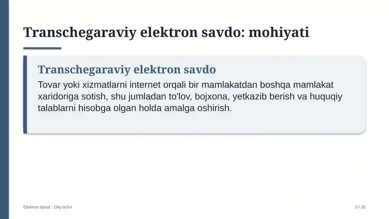 Developerlik kompaniyalarida transchegaraviy elektron savdo 3