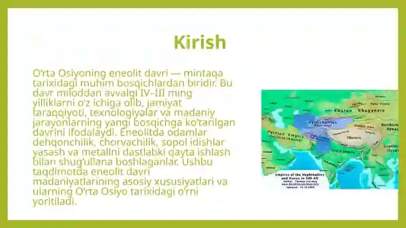 Oʻrta Osiyoning eneolit davri madaniyatlari 3