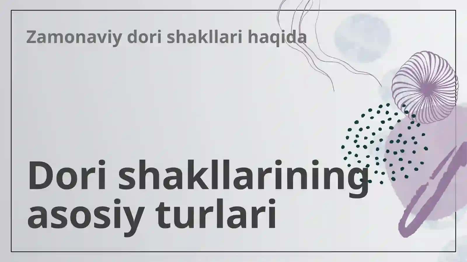 Zamonaviy dori shakllari 3