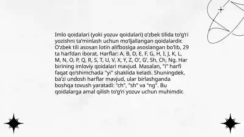 Imlo qoidalari 3