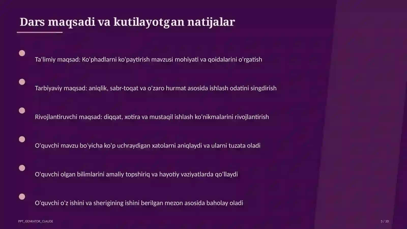 Ko'phadlarni ko'paytirish (7-sinf) 3