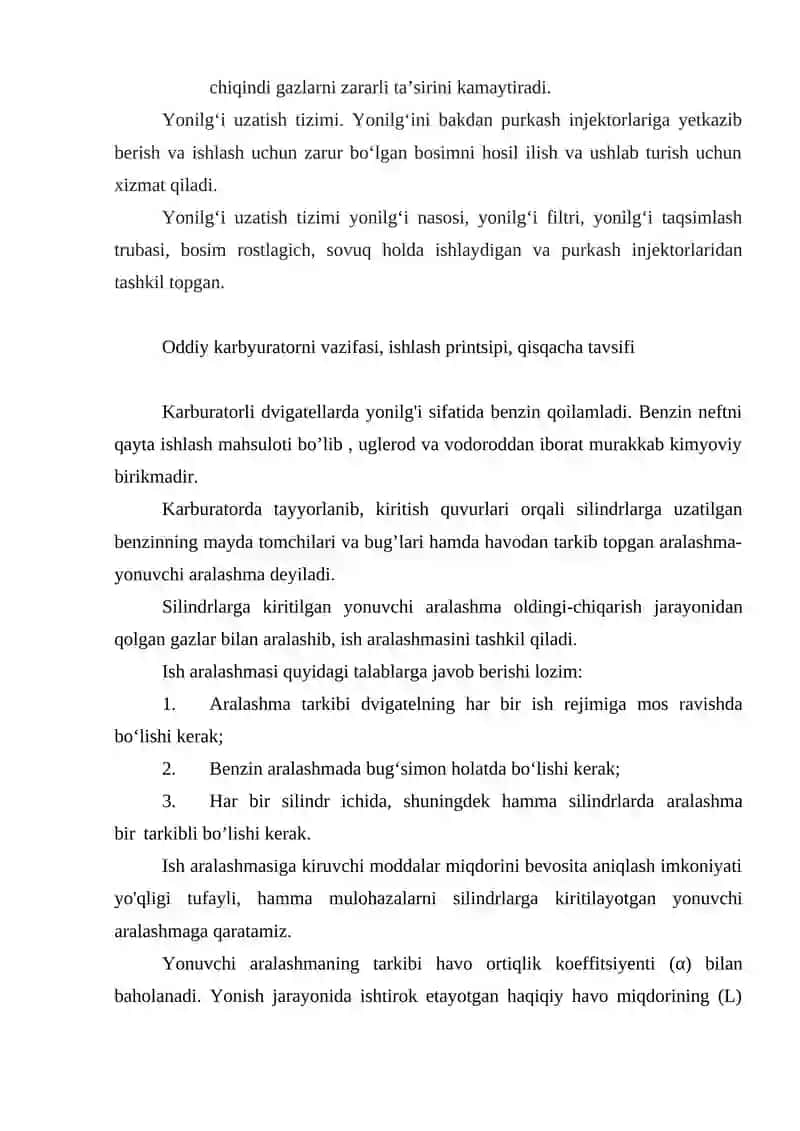 Karbyuratorli dvigatellar 3