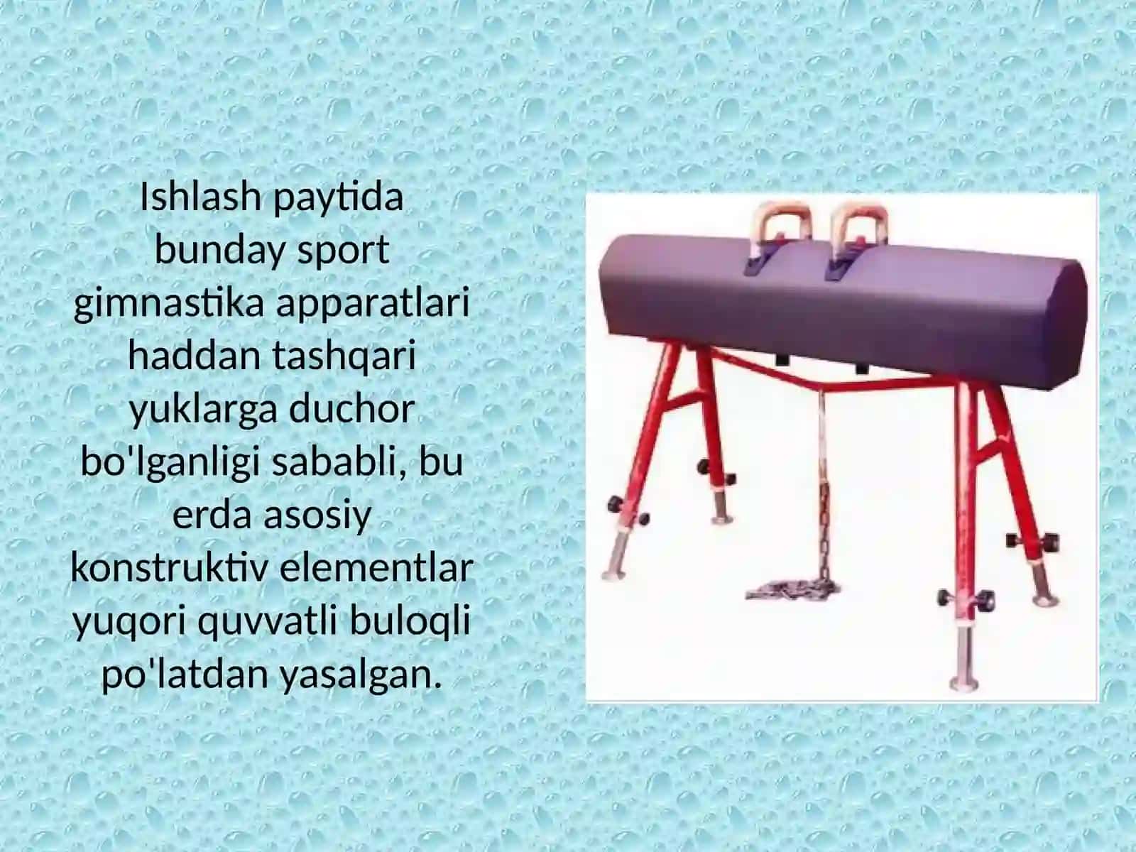 Gimnastika sport jixozlarida mashqalar bajarish bo'yicha mahoratini oshirish 3