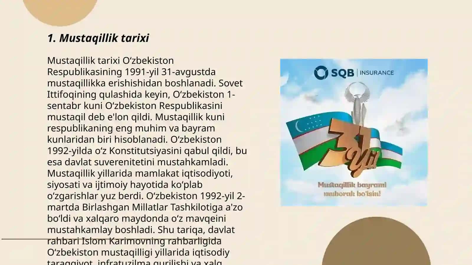 Mustaqillik tarixi 3