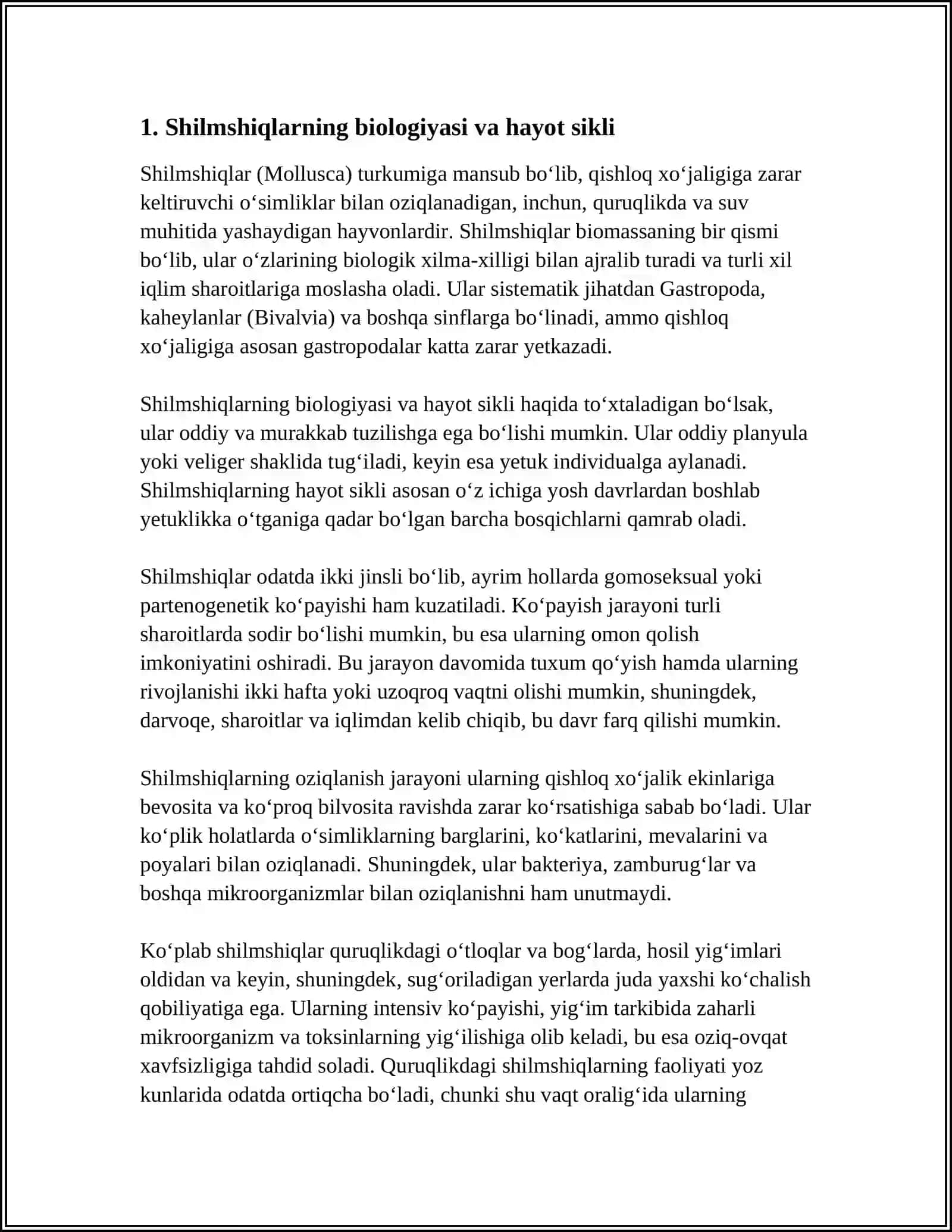 QISHLOQ XOʻJALIGIGA ZARAR KELTIRADIGAN SHILMSHIQLAR 3