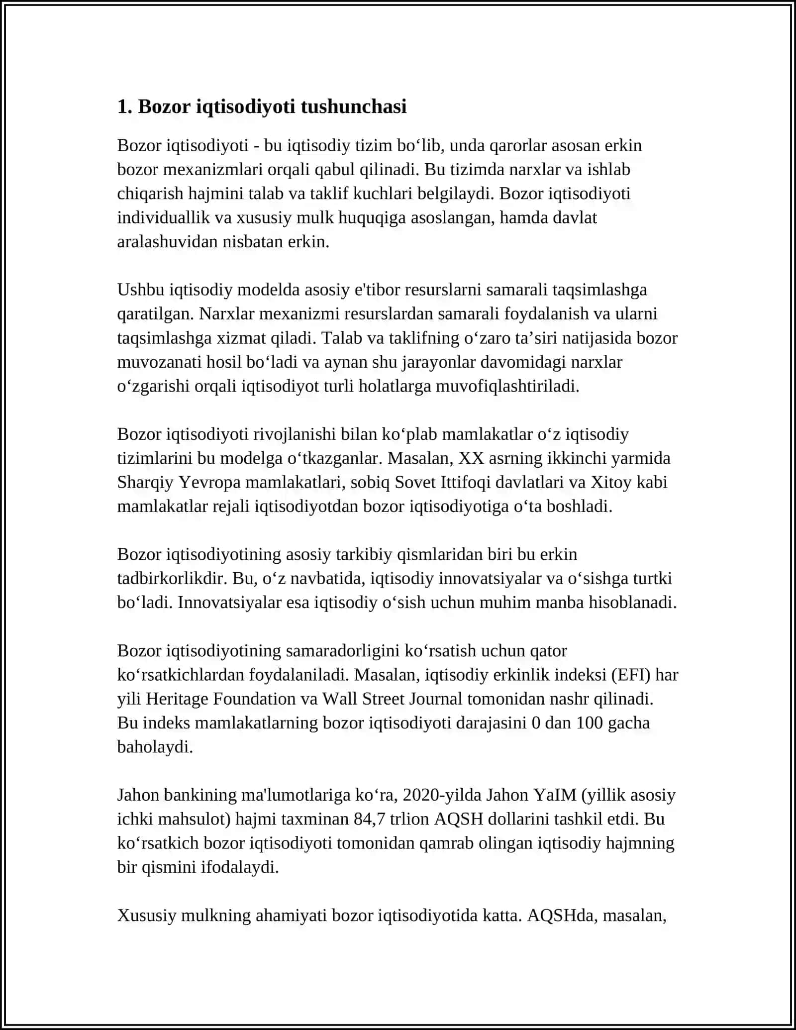 BOZOR TURLARI VA TUZILISHI 3