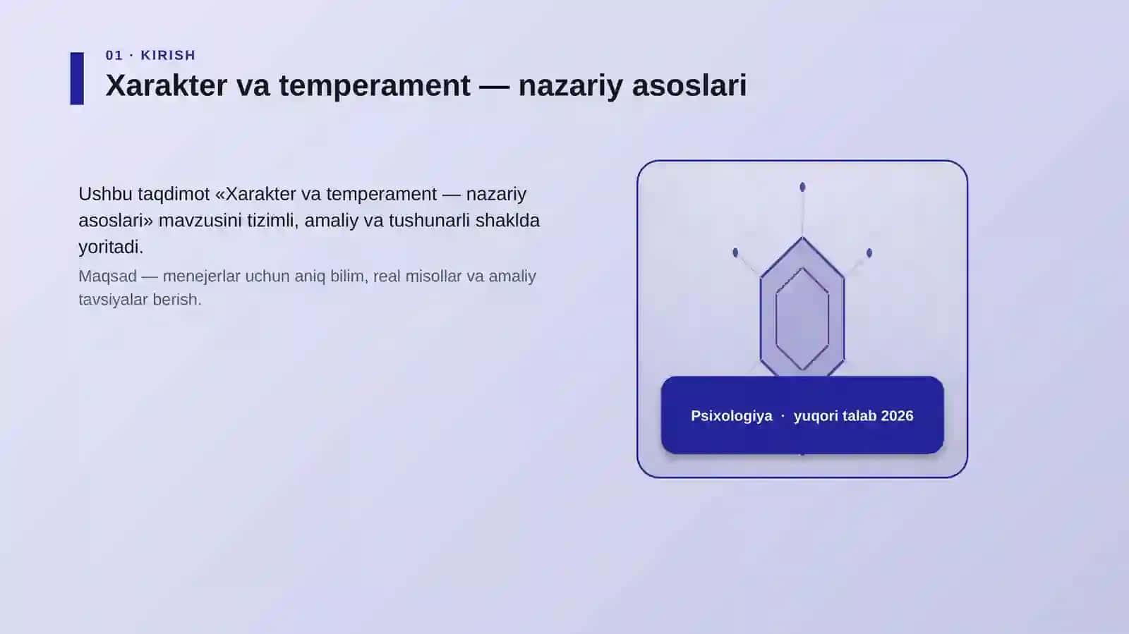Xarakter va temperament — nazariy asoslari 3