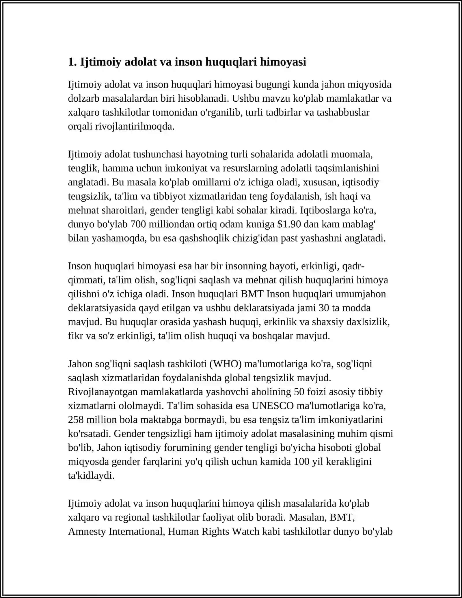 YANGI OʻZBEKISTONDA INSON HAQ-HUQUQLARI VA ERKINLIKLARI KAFOLATINING YARATILISHI 3