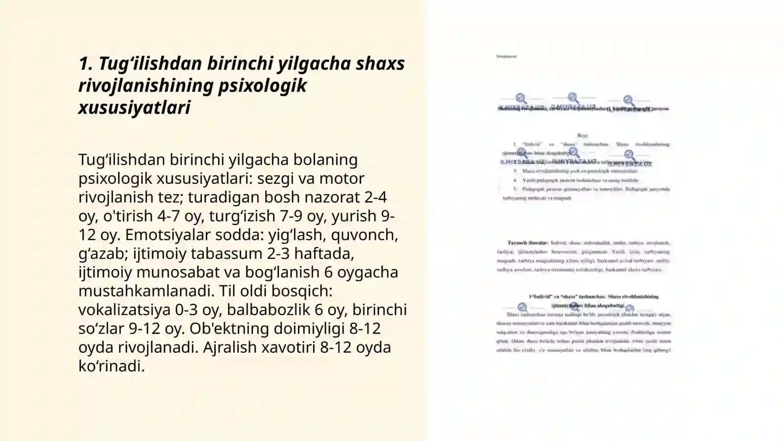 Shaxs rivojlanishining yosh va psixiologik xususiyatlari 3