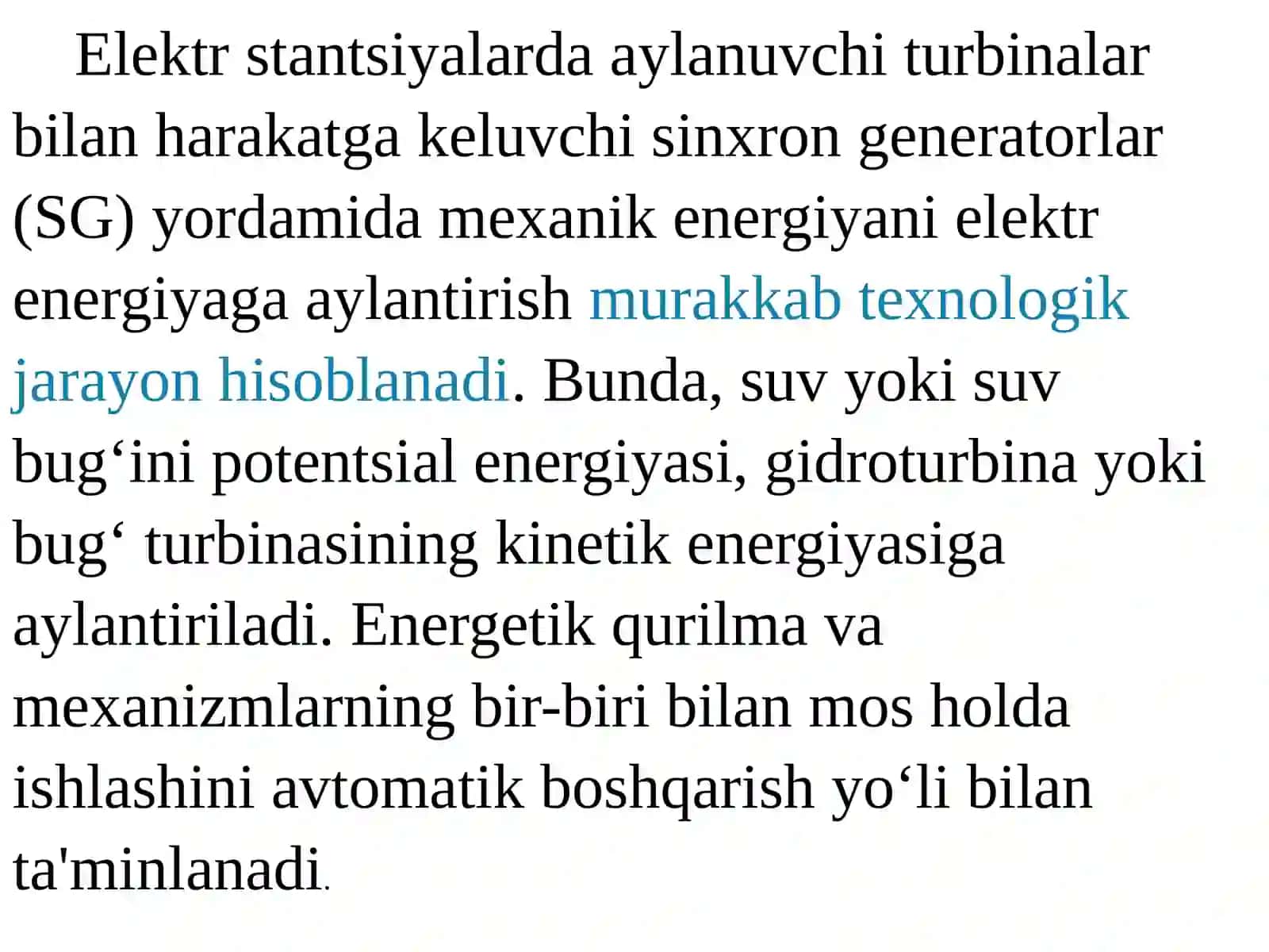 Elektrstantsiya Gidrovatrubo Generatorlarini Avtomatik Boshqarish 3