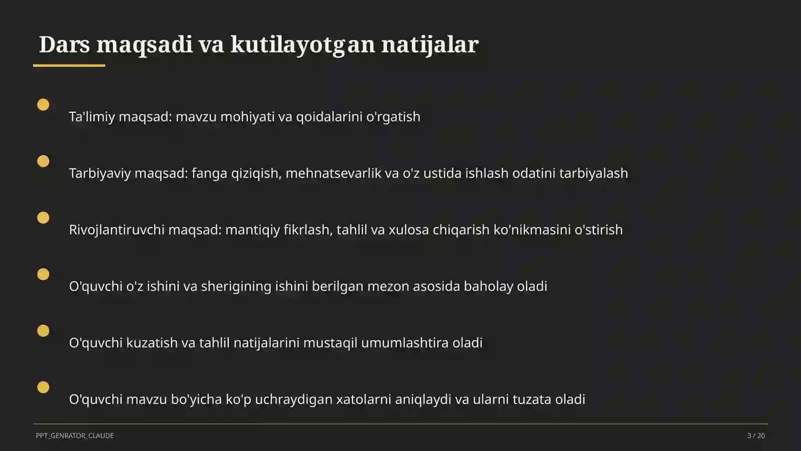 Relyef shakllari: tog'lar va tekisliklar (5-sinf) 3