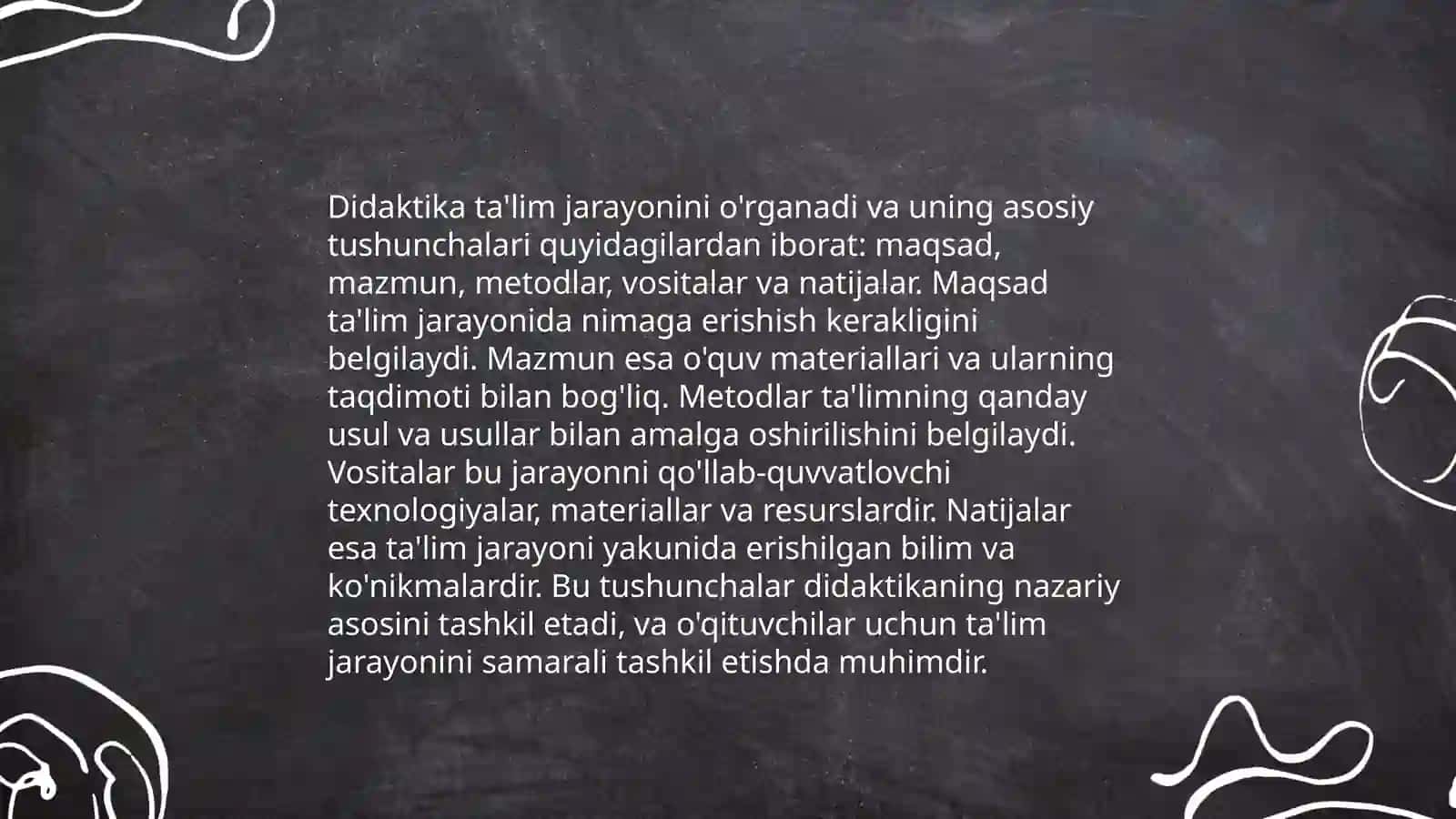 Didaktika pedagogik taʼlim nazariyasi sifatida 3