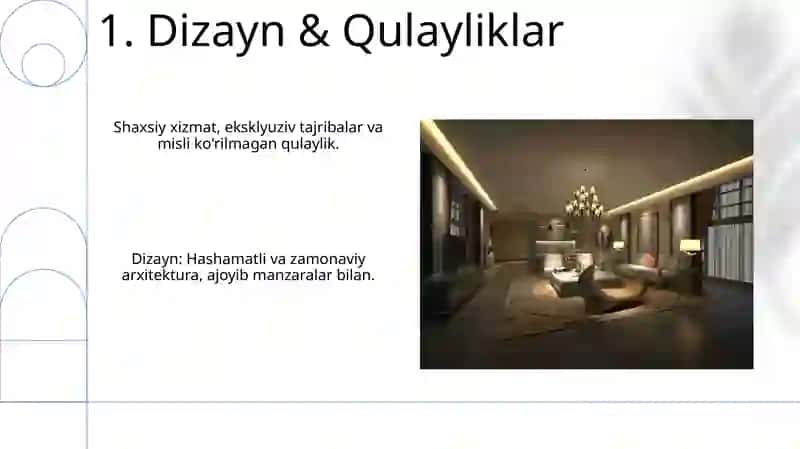 5 yulduzli mehmonxona ochish loyihasi 3
