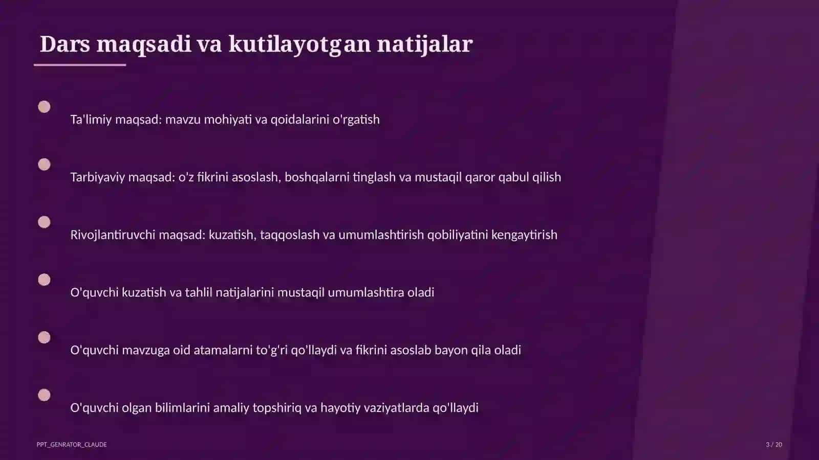 Mexanik harakat: yo'l, tezlik, vaqt (6-sinf) 3