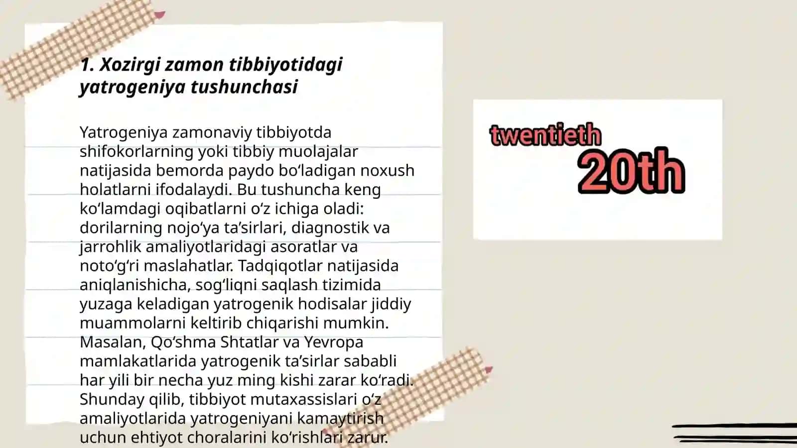 Xozirgi zamon tibbiyotida yatrogeniya muommolar 3