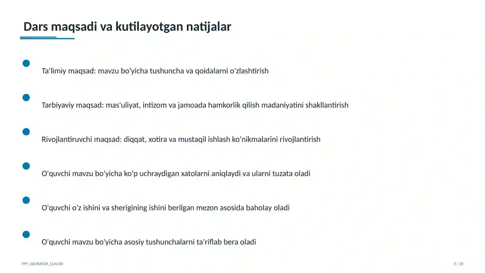 Interfaol metodlar: Klaster va Aqliy hujum 3